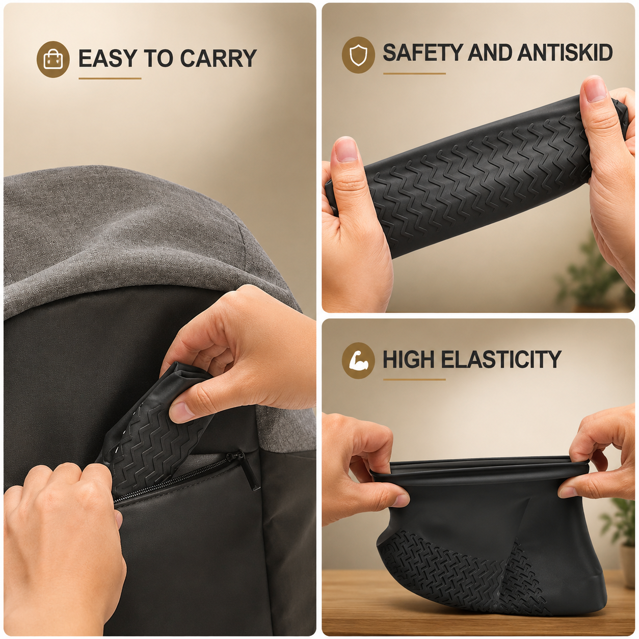 Reusable Waterproof Silicone Shoe Cover – Stay Dry & Non-Slip