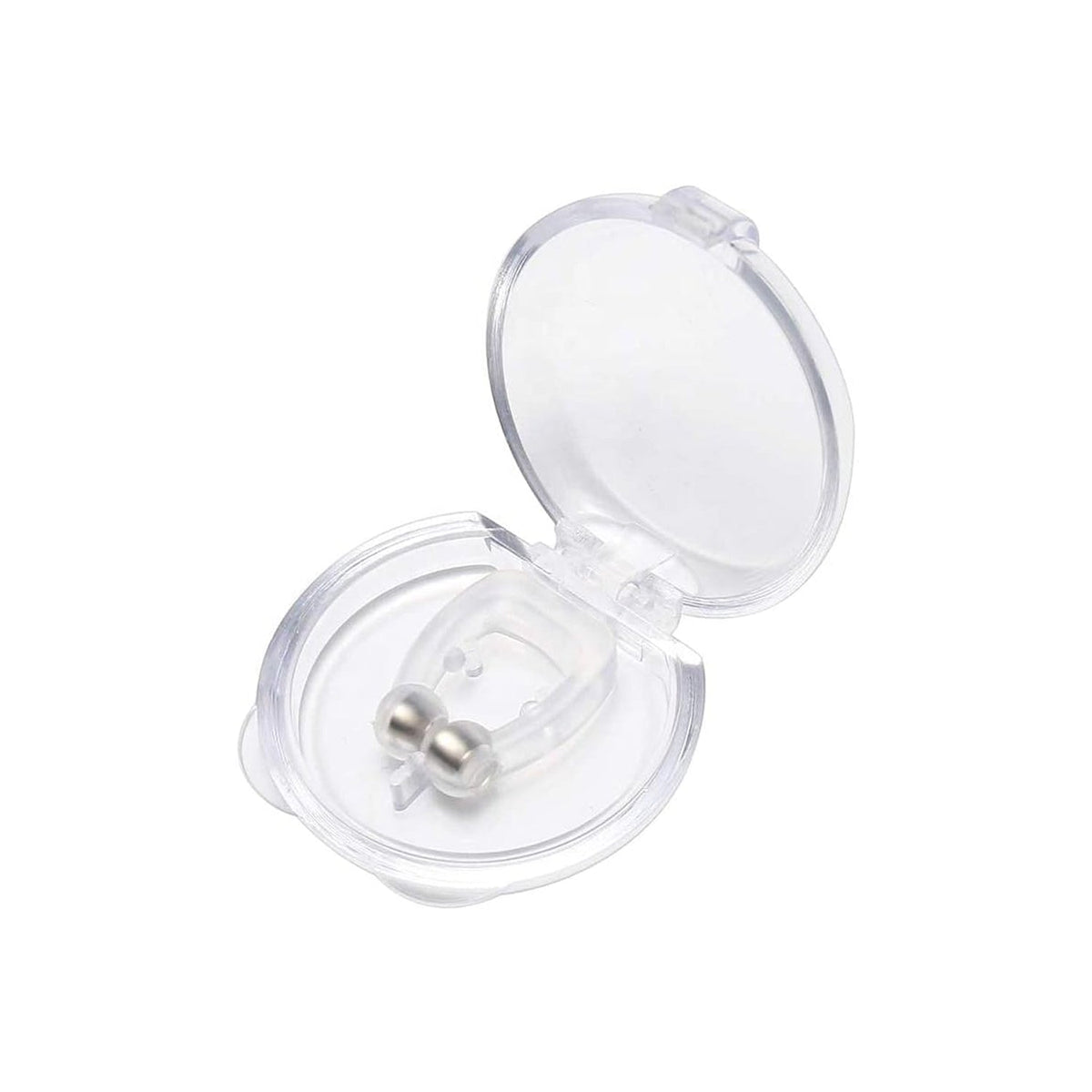 Components included with the anti-snore nose clip device