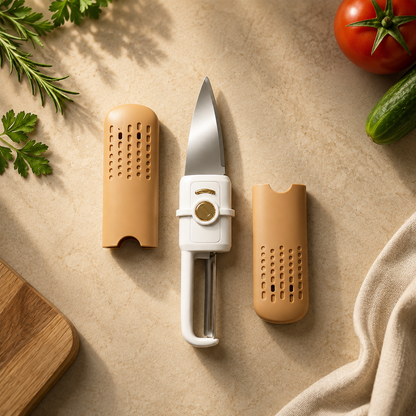 Multifunctional Peeler – 2-in-1 Knife & Sawtooth for Kitchen | ChefAura