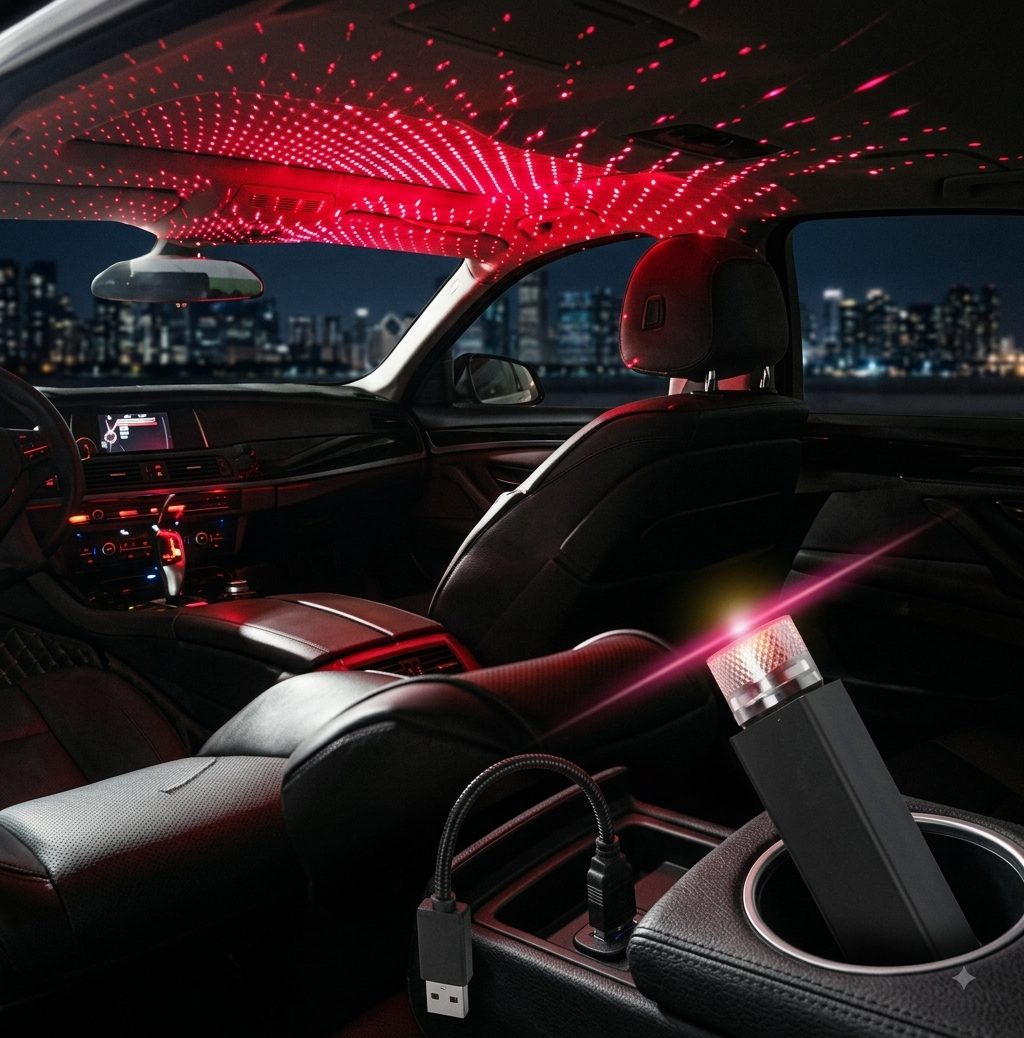 USB Star Projector – Car Light