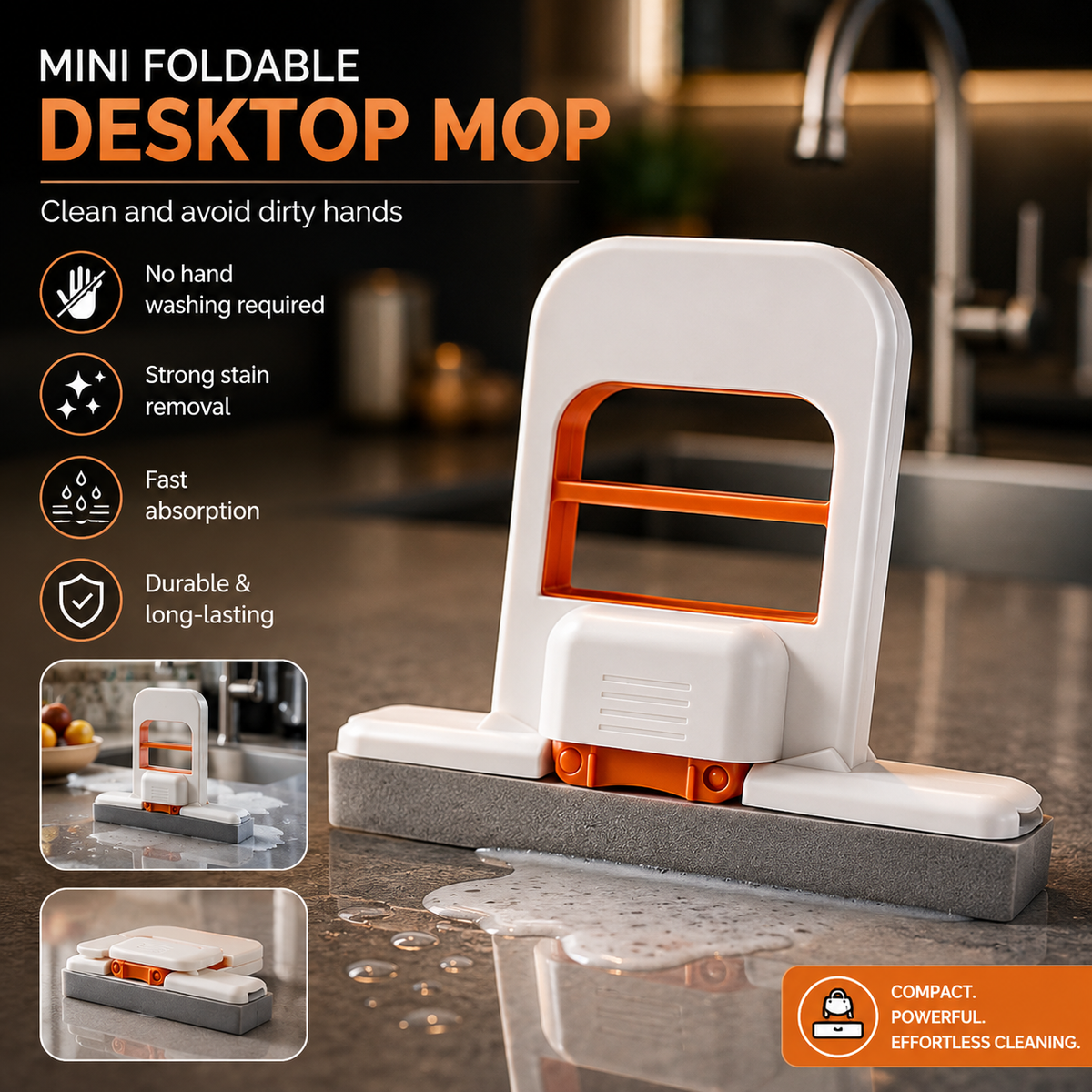 Mini Fordable Desktop Mop