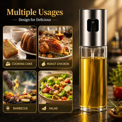 Oil Sprayer Dispenser – 100ml Glass Bottle for Cooking
