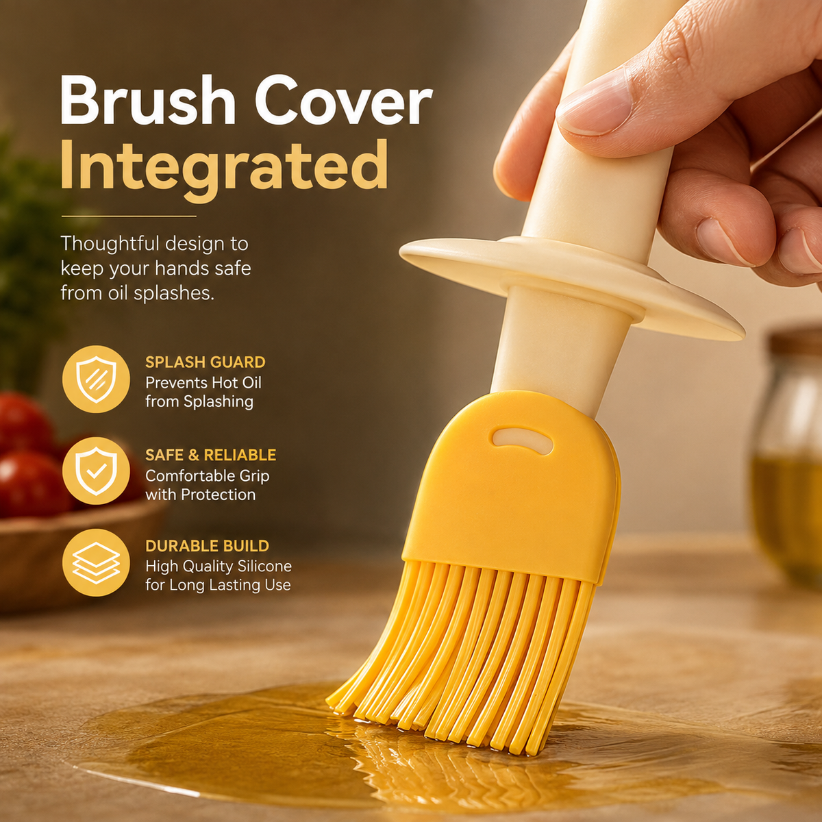 Oil Dispenser Bottle – 2-in-1 with Silicone Brush