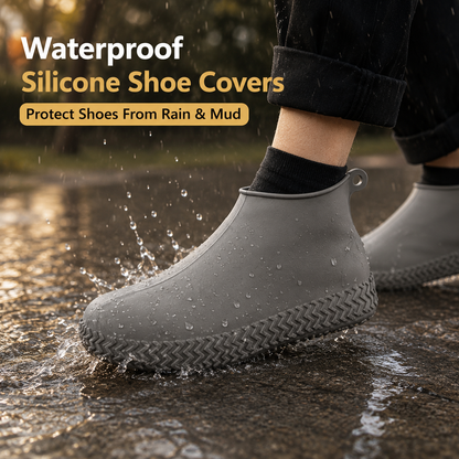 Reusable Waterproof Silicone Shoe Cover – Stay Dry & Non-Slip