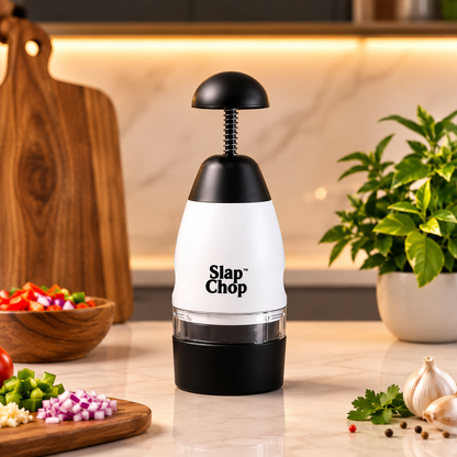 Vegetable & Fruit Chopper – Manual Slap Chop for Quick Prep