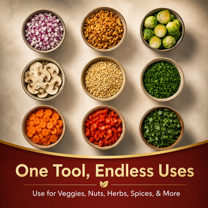 Vegetable & Fruit Chopper – Manual Slap Chop for Quick Prep