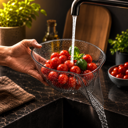 Fruit & Vegetable Washing Strainer Basket – Easy, Hygienic Rinsing