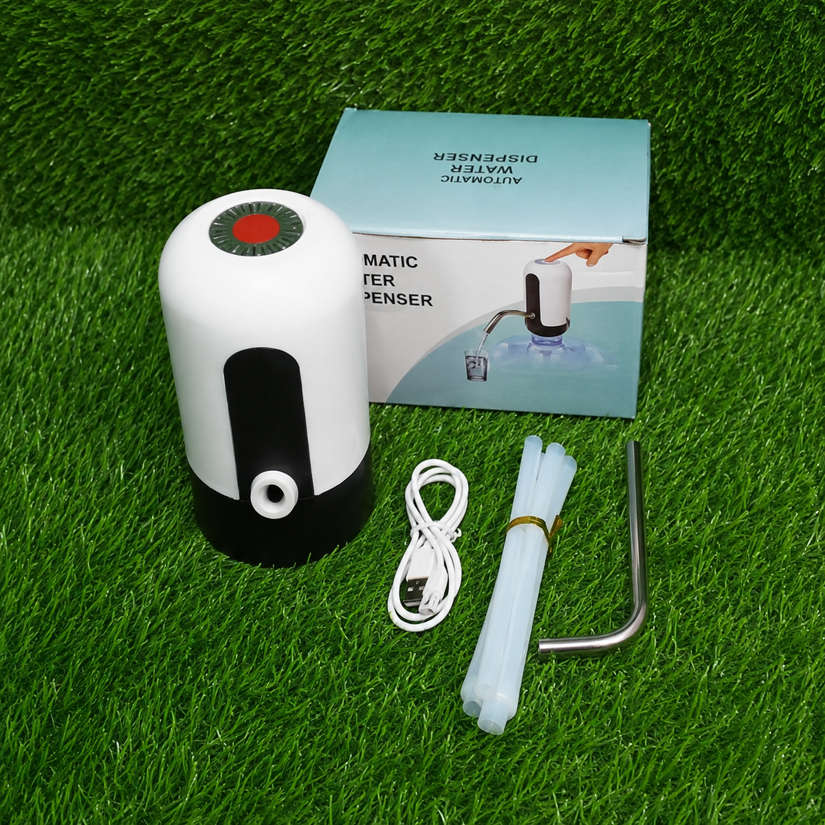 Automatic Water Pump – USB Rechargeable for 20L Bottles | Tidy Table