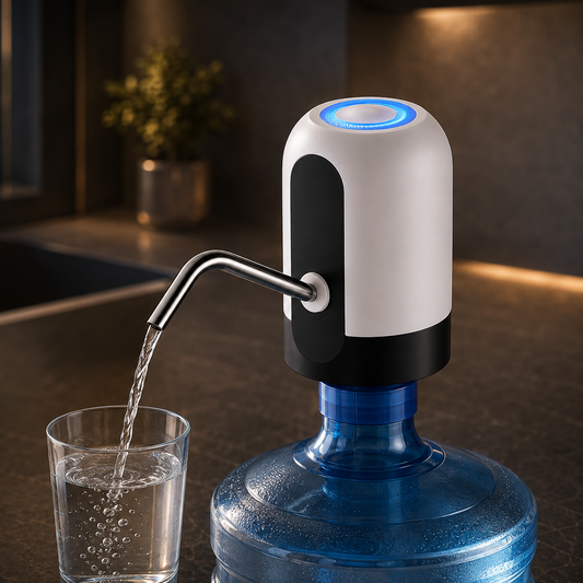Automatic Water Pump – USB Rechargeable for 20L Bottles | Tidy Table