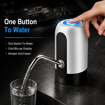 Automatic Water Pump – USB Rechargeable for 20L Bottles | Tidy Table