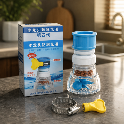 Water Saving Faucet – 360° Rotating Sprayer