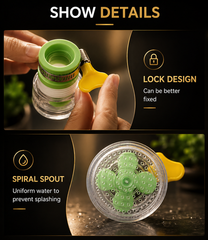 Water Saving Faucet – 360° Rotating Sprayer