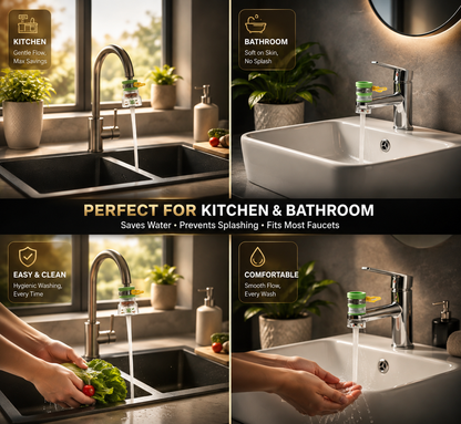 Water Saving Faucet – 360° Rotating Sprayer