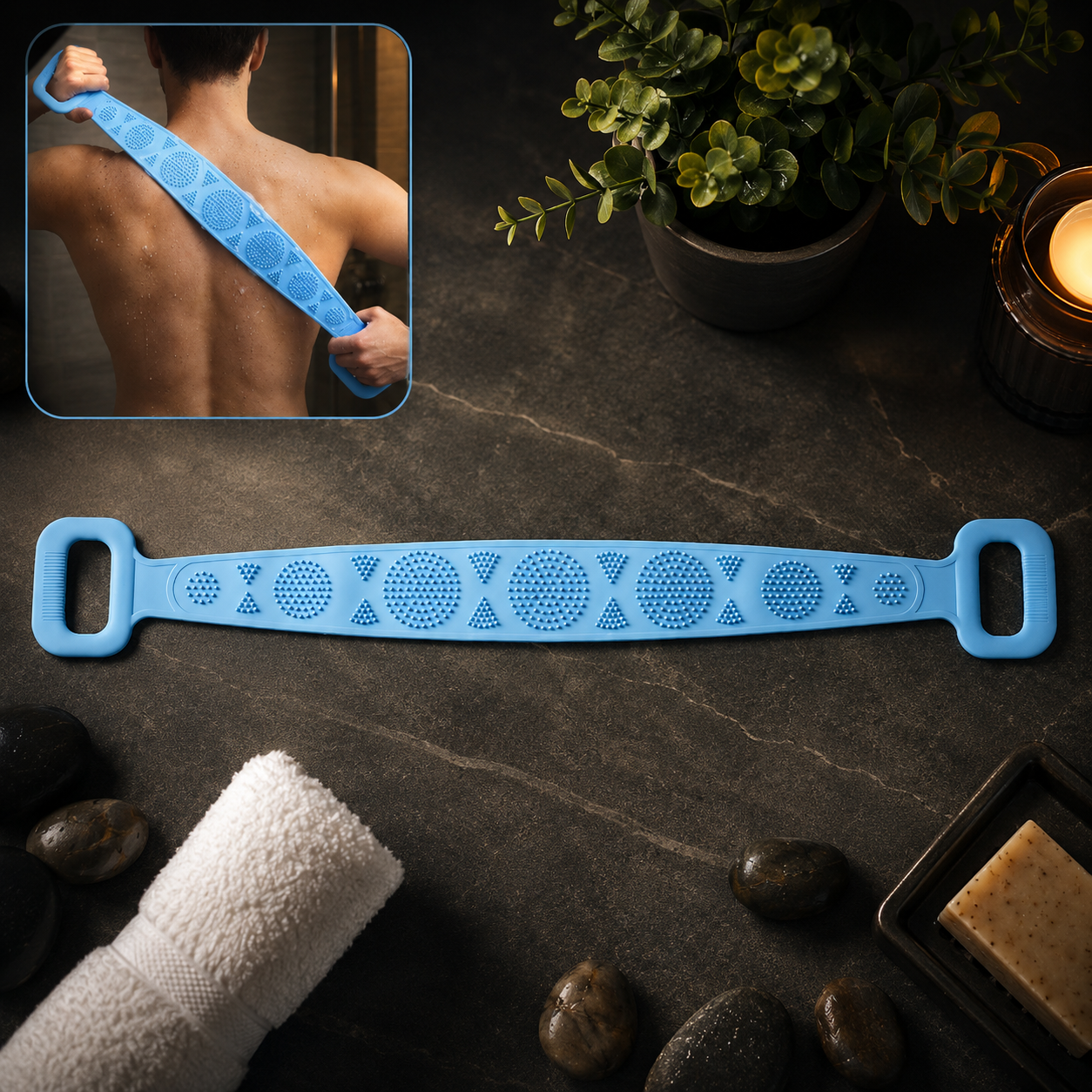 Silicone Back Scrubber Belt