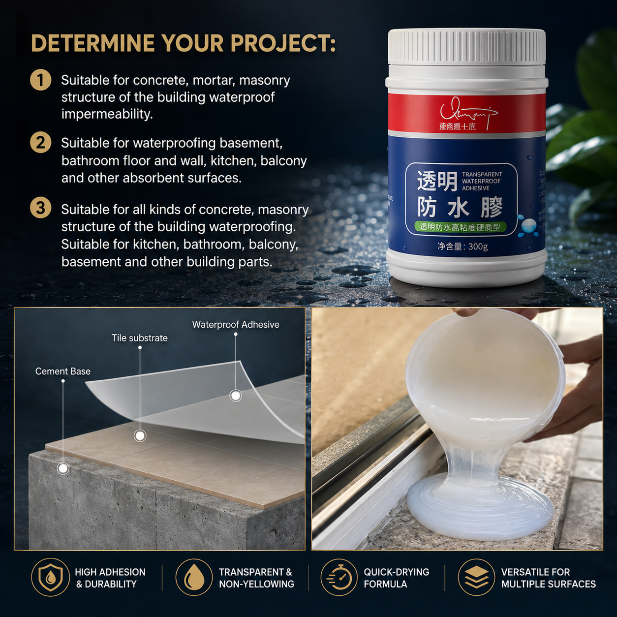 Waterproof Sealant Glue