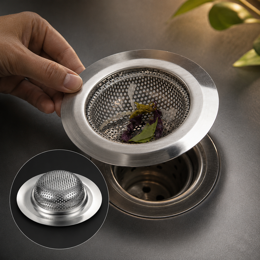 Stainless Steel Sink Strainer – Durable Anti-Clog | Indo Glow